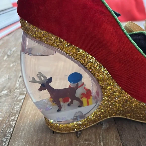 Irregular Choice Santa’s Globe Snowglobe Heels - Never Worn RARE - Picture 7 of 14